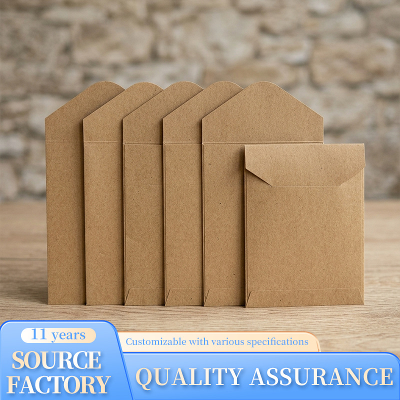 Letter Envelope Kraft - 50 Stück/Set Samenumschläge Dokumentenmappe Kraftpapier Kleine