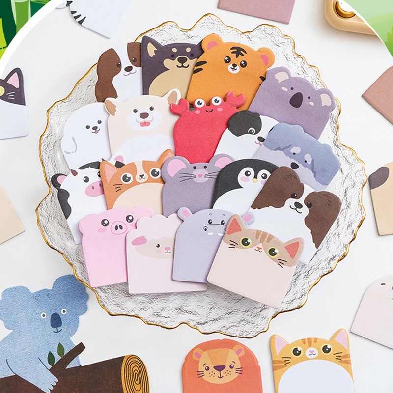 Is Stationery Office Supply - 240 Stück Niedliche Tierförmige Leere Selbstklebende