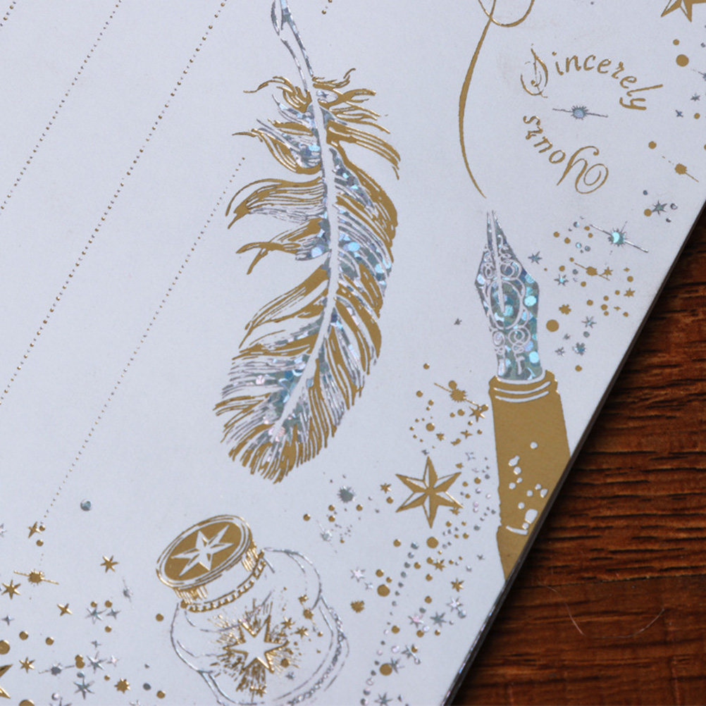 Letter Envelope Kraft - 1 Set Einladungspapier-Set aus Kraftpapier mit