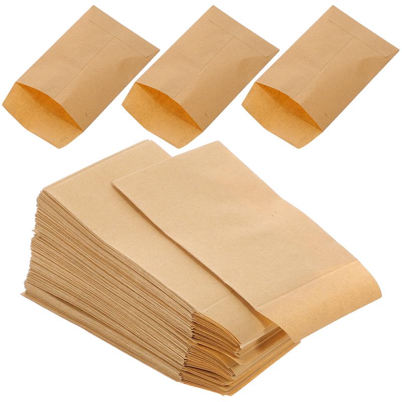 Letter Envelope Kraft - 100 Stück kleine Kraft-Samenumschläge, braune Papierumschläge