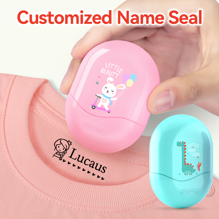 Self Inking Stamp - Personalisierter Namensstempel für Schüler – individuelles