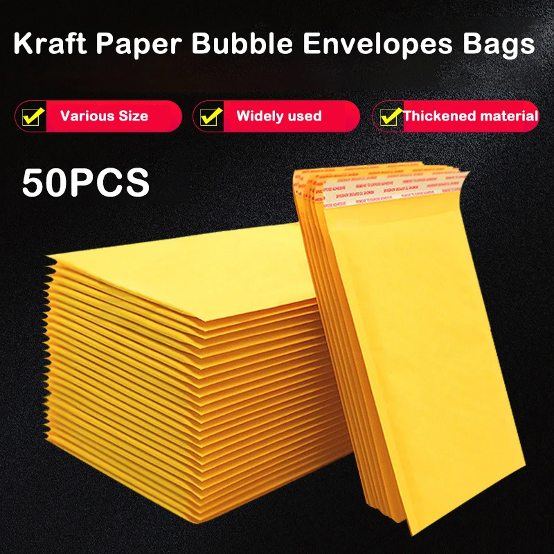 Letter Envelope Kraft - 50PCS Kraft Papier Blase Mailer Umschläge