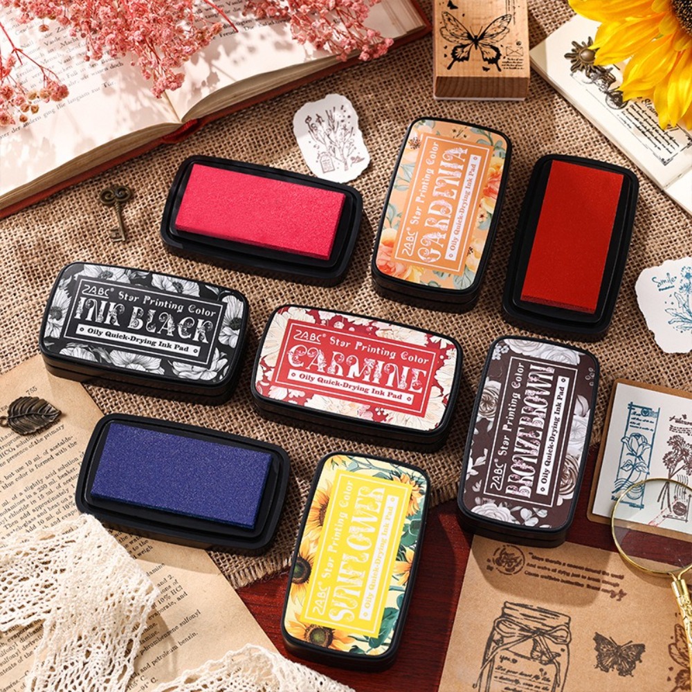 Self Inking Stamp - Neues Buntes Stempelkissen Rechteckig Einfach zu