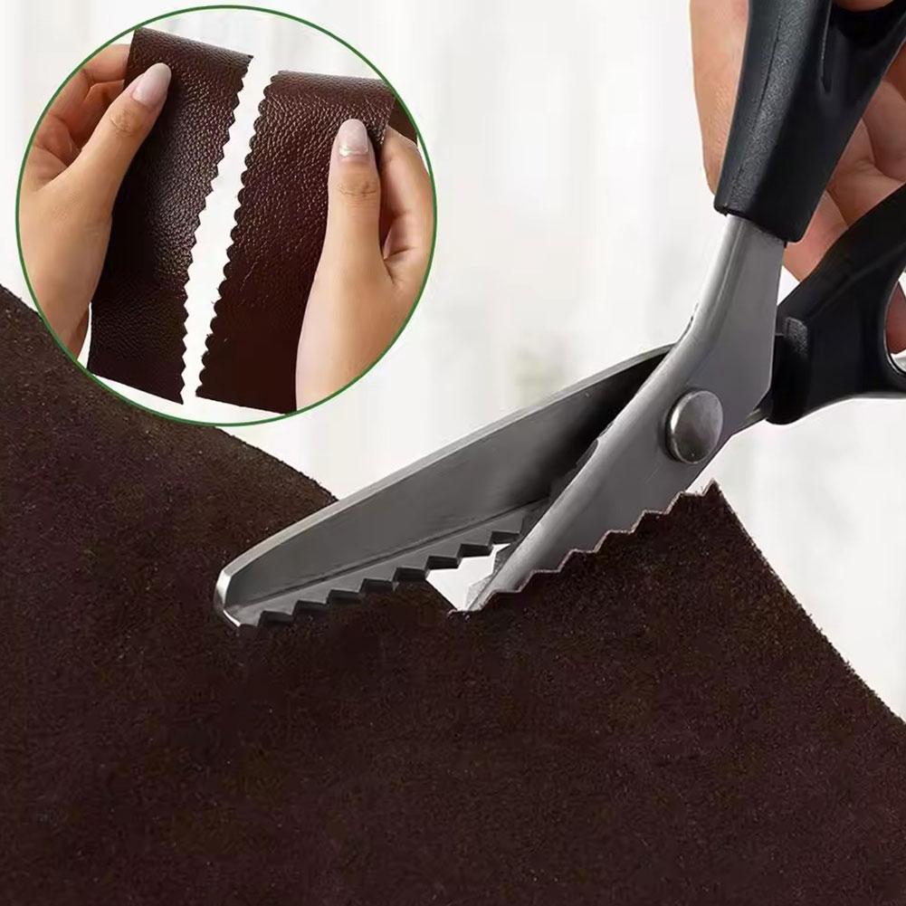 Scissors Stainless Craft - Zackenschere aus Edelstahl, Zickzack-Schere, dreieckige Zähne