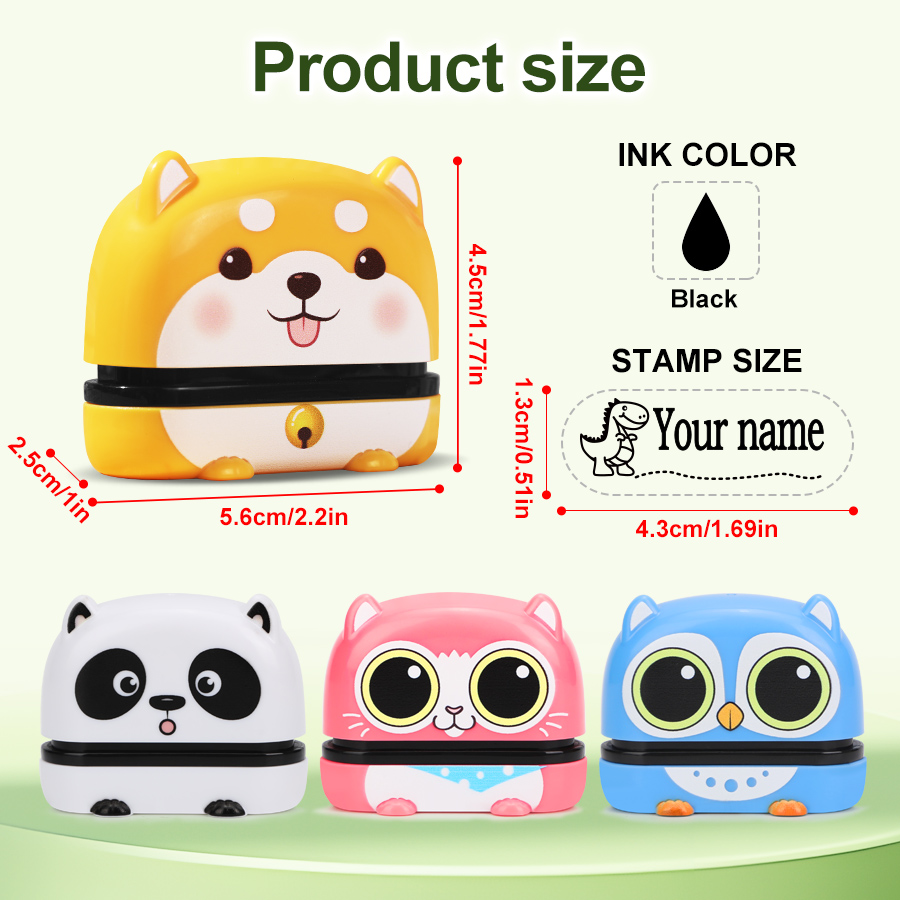 Benutzerdefinierter süßer Name – Self Inking Stamp Bewertung und Preis