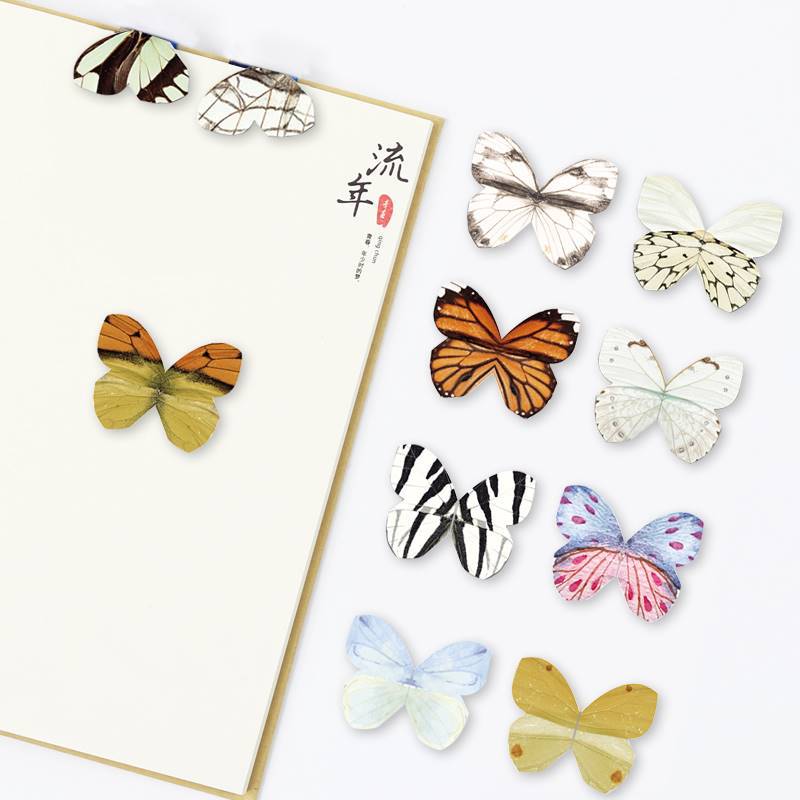 4 teile/paket Schöne Schmetter – Bookmark Magnetic Clip Bewertung und Preis
