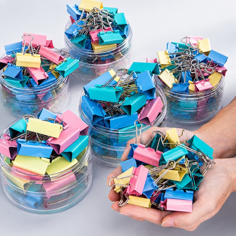 40 Stück/Set Lange Bunte Metal – Is Stationery Office Supply Bewertung und Preis