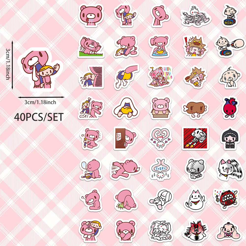 40 Stück Cartoon Gloomy Bear & – Memo Pad Sticky Bewertung und Preis
