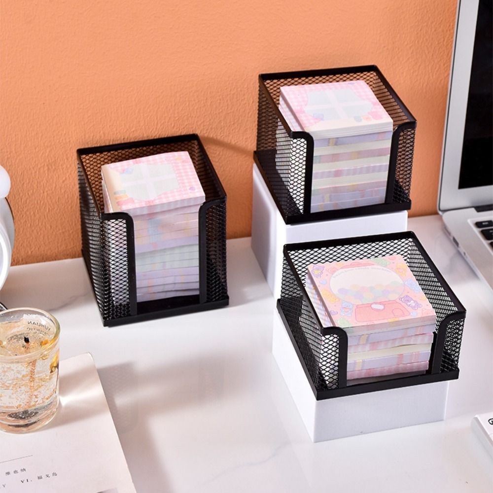 Schwarzer Mesh-Papierwürfel, M – Sticky Note Cube Bewertung und Preis