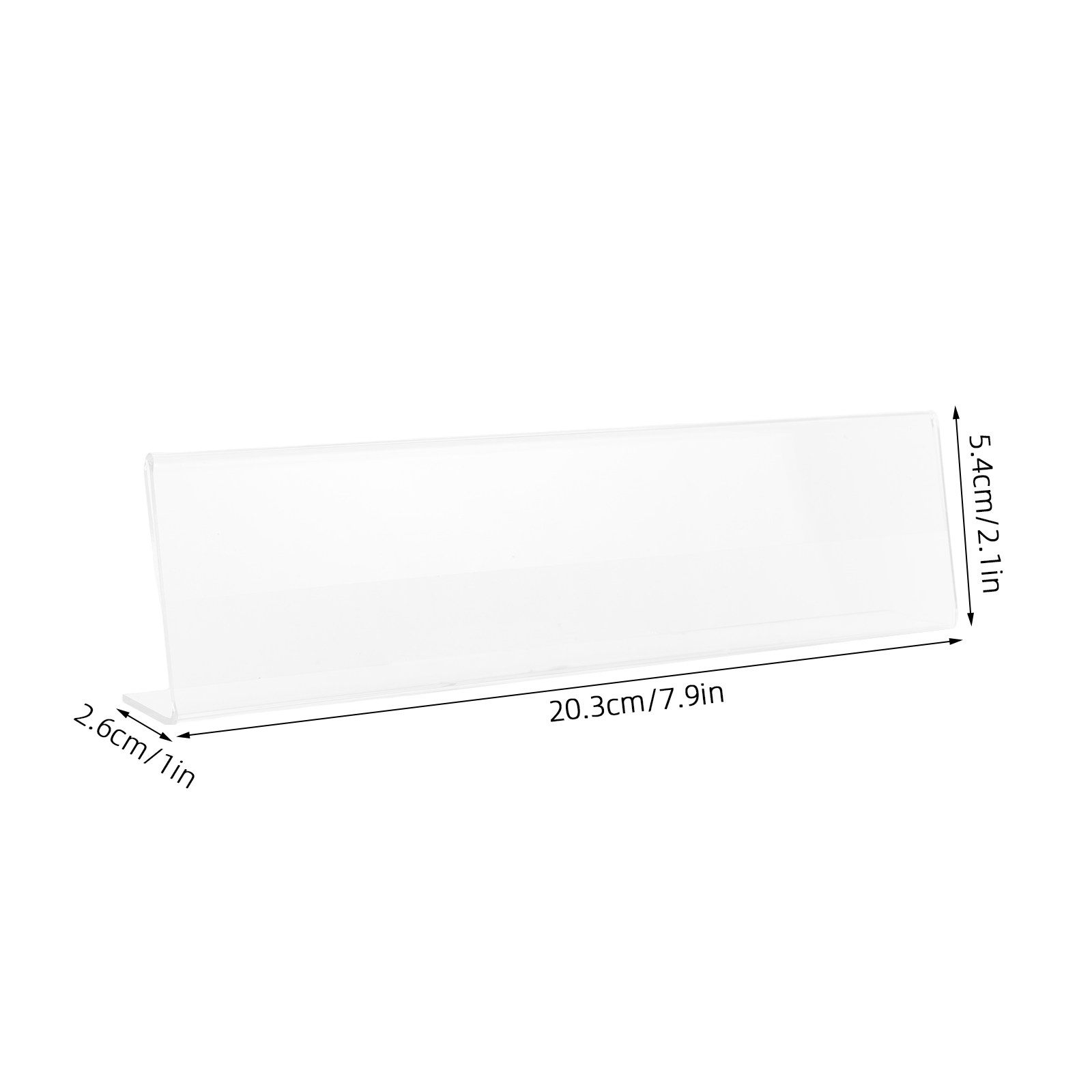 6 Stück Acryl-Namensschildhalt – Desk Name Plate Bewertung und Preis