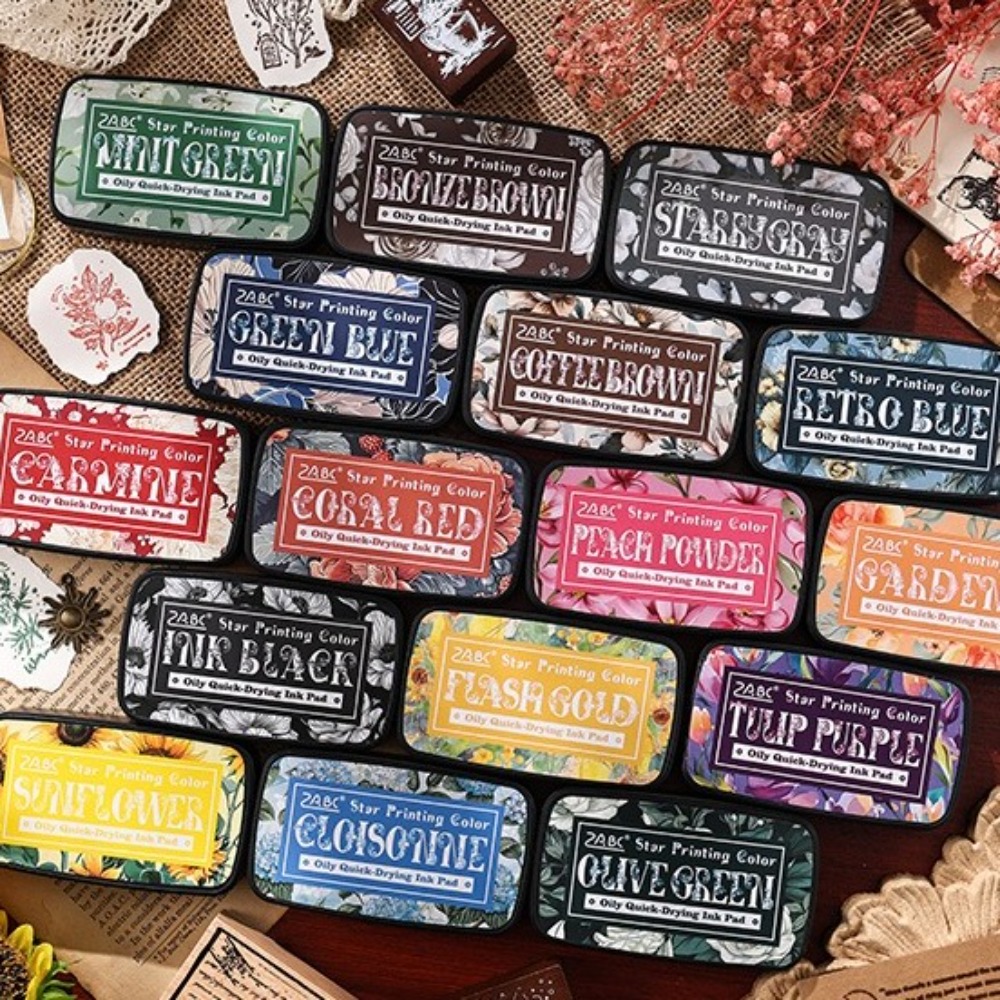 Bunte mehrfarbige Stempelkisse – Self Inking Stamp Bewertung und Preis