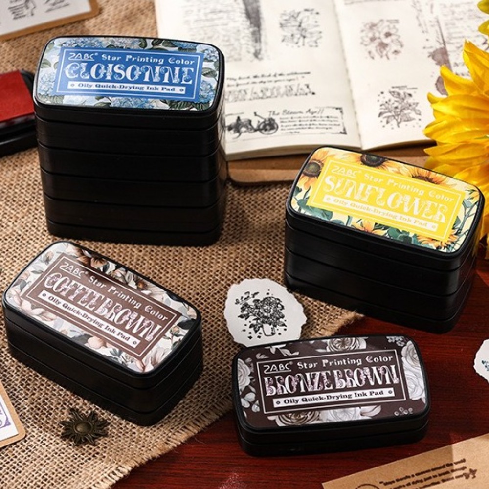 Bunte mehrfarbige Stempelkisse – Self Inking Stamp Bewertung und Preis