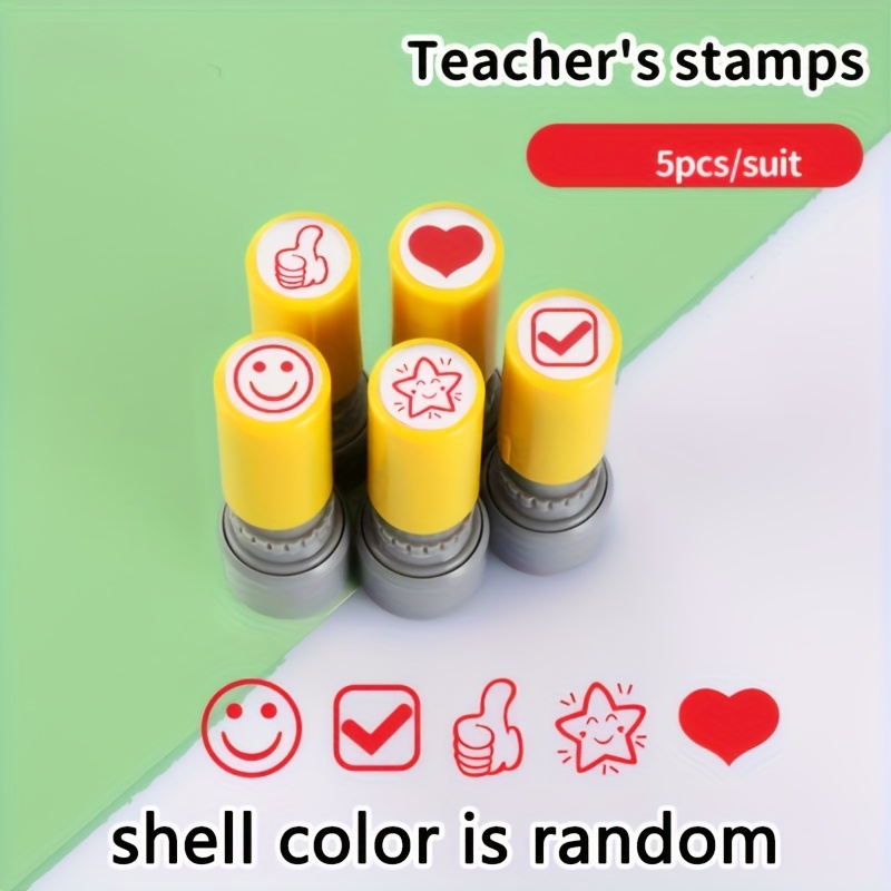 Bunte Lehrerstempel 5 Stück Se – Self Inking Stamp Bewertung und Preis