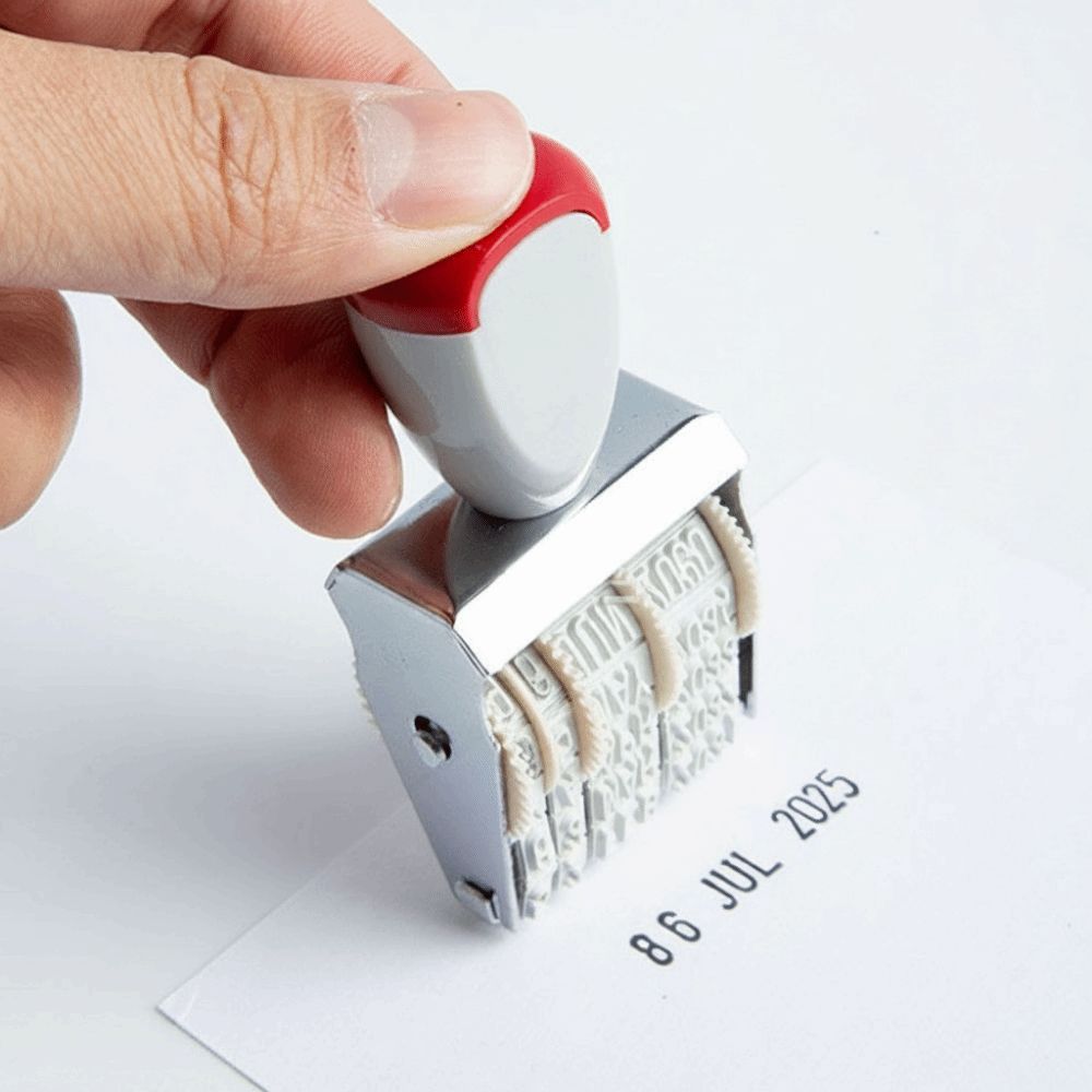Praktischer digitaler Datumsra – Self Inking Stamp Bewertung und Preis