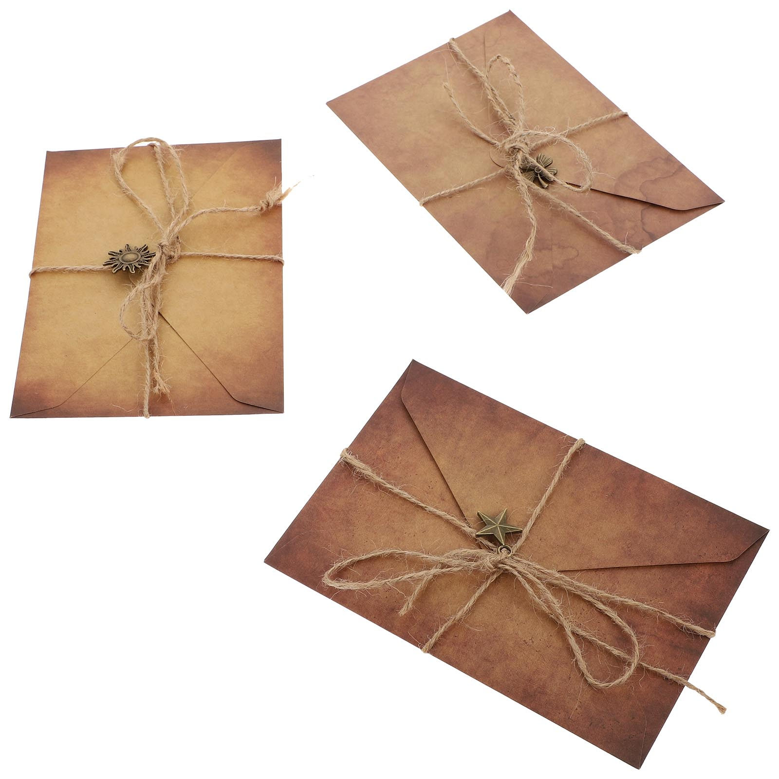 Vintage-Druckpapier und Umschl – Letter Envelope Kraft Bewertung und Preis