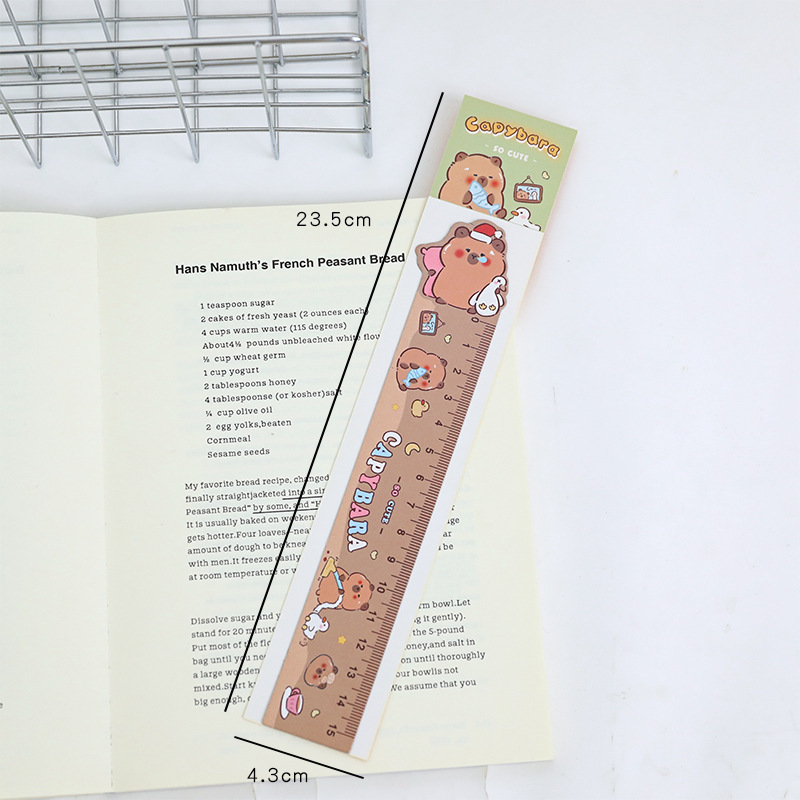 Cartoon Capybara Magnetisches  – Bookmark Magnetic Clip Bewertung und Preis