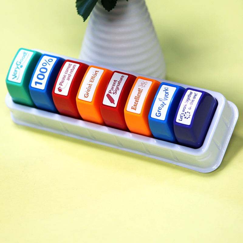 8-Lehrer-Stempel, Klassenzimme – Self Inking Stamp Bewertung und Preis
