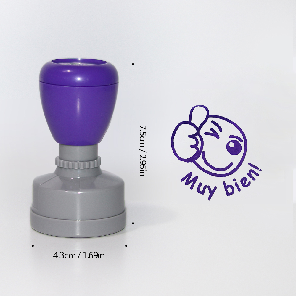 Farbe: 3-teilig, großer spanis – Self Inking Stamp Bewertung und Preis