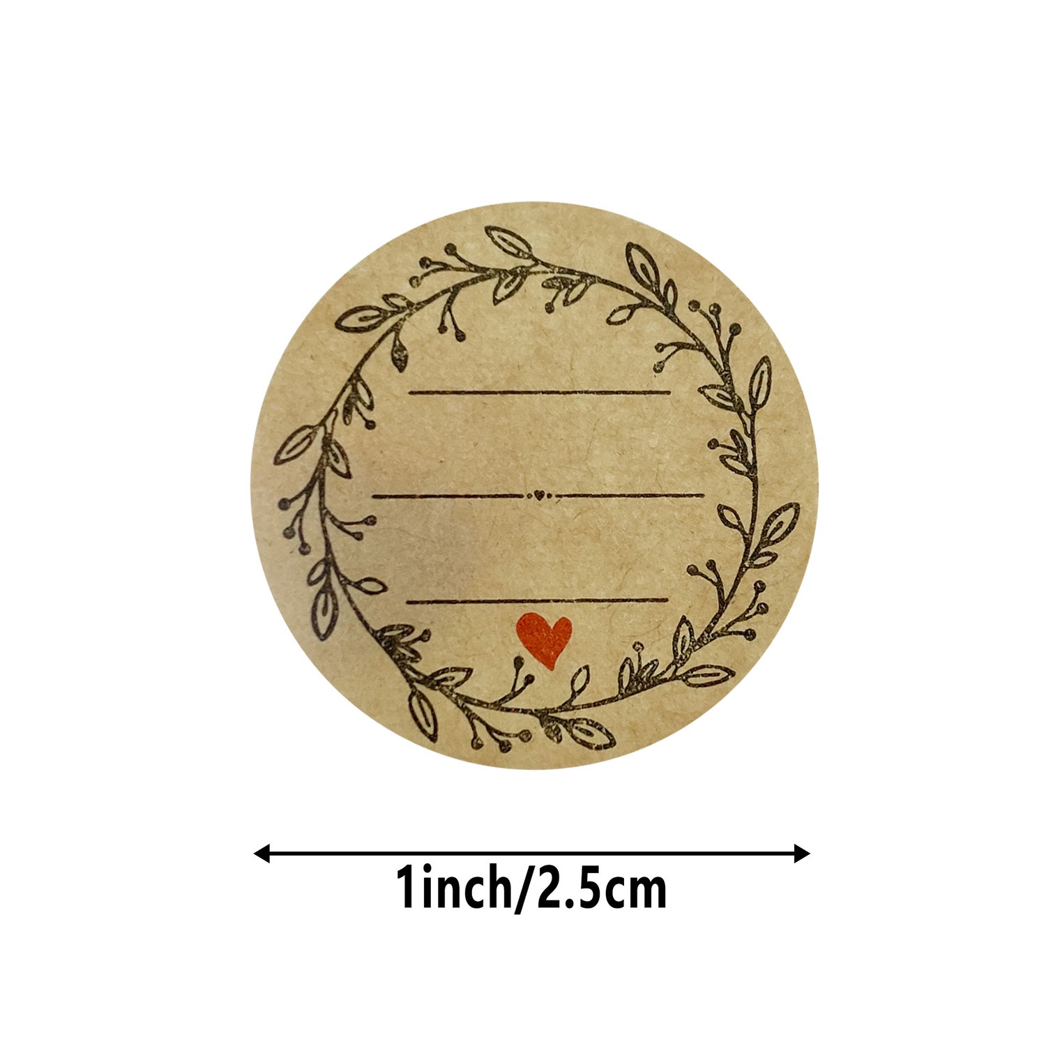 500 Stück/Rolle 2,5 cm große K – Letter Envelope Kraft Bewertung und Preis