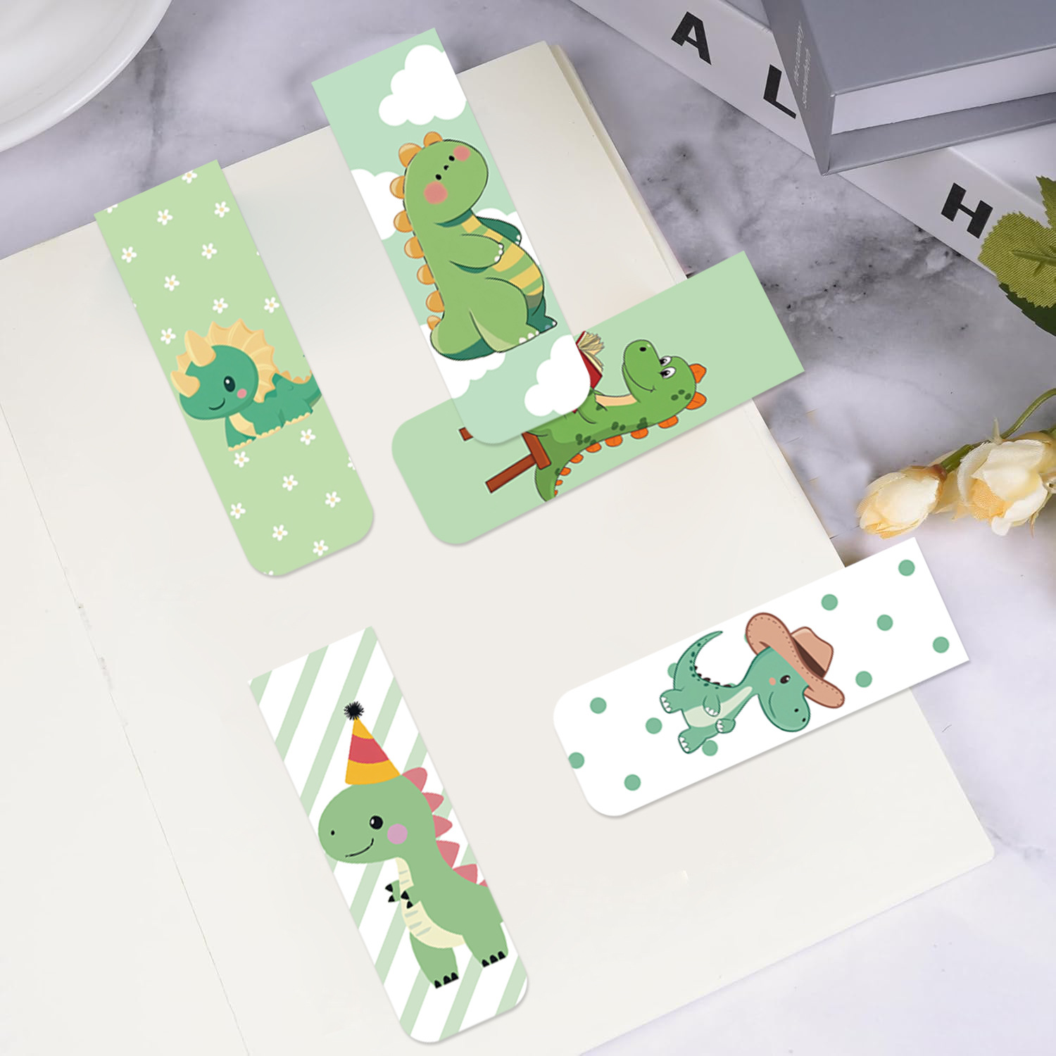5 Stück/Set Niedliche Cartoon- – Bookmark Magnetic Clip Bewertung und Preis