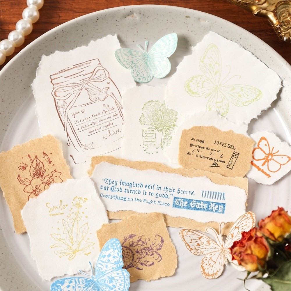 Neues buntes Vintage-Stempelki – Self Inking Stamp Bewertung und Preis